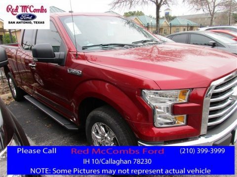Ruby Red Ford F150 XLT SuperCab.  Click to enlarge.