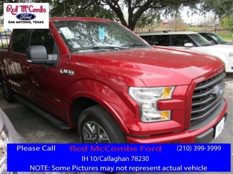 Ruby Red Ford F150 XLT SuperCrew.  Click to enlarge.