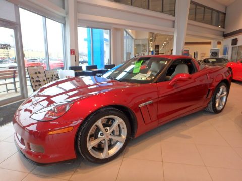 Crystal Red Metallic Chevrolet Corvette Coupe.  Click to enlarge.
