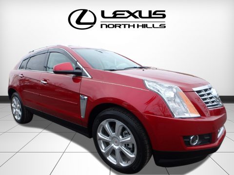 Crystal Red Tintcoat Cadillac SRX Performance AWD.  Click to enlarge.