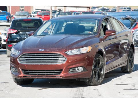 Bronze Fire Metallic Ford Fusion SE AWD.  Click to enlarge.