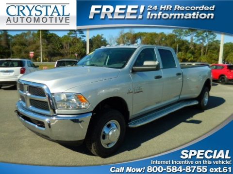 Bright Silver Metallic Ram 3500 Tradesman Crew Cab 4x4.  Click to enlarge.
