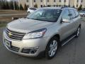 Front 3/4 View of 2013 Chevrolet Traverse LTZ AWD #2