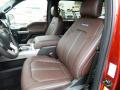 Front Seat of 2016 Ford F150 Platinum SuperCrew 4x4 #12