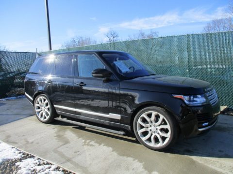 Santorini Black Metallic Land Rover Range Rover HSE.  Click to enlarge.