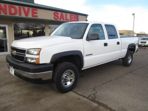 Summit White Chevrolet Silverado 2500HD Classic LS Crew Cab 4x4. Click to enlarge. Summit White Chevrolet Silverado 2500HD Classic LS Crew Cab 4x4. Click to enlarge.