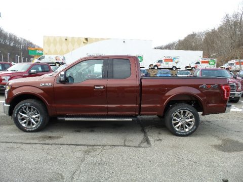Bronze Fire Ford F150 Lariat SuperCab 4x4.  Click to enlarge.