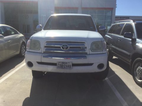 Natural White Toyota Tundra SR5 Double Cab.  Click to enlarge.