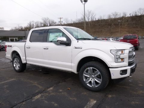 White Platinum Ford F150 Platinum SuperCrew 4x4.  Click to enlarge.