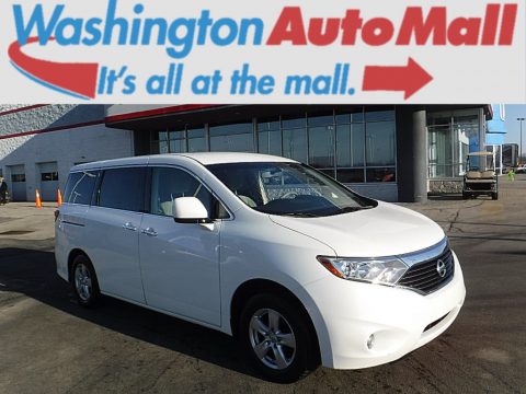 Pearl White Nissan Quest 3.5 SV.  Click to enlarge.