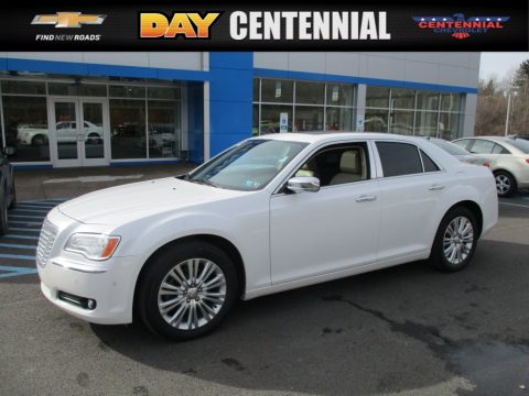 Bright White Chrysler 300 C AWD.  Click to enlarge.