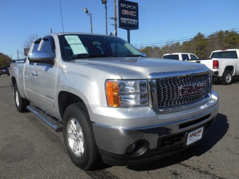 Quicksilver Metallic GMC Sierra 1500 SLE Extended Cab 4x4.  Click to enlarge.