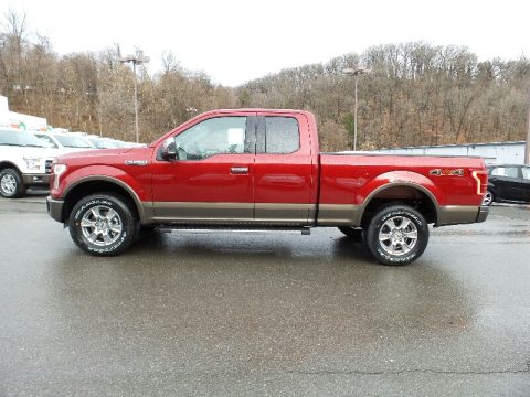 Ruby Red Ford F150 Lariat SuperCab 4x4.  Click to enlarge.