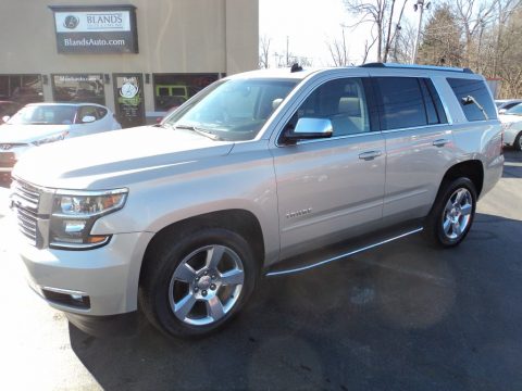 Champagne Silver Metallic Chevrolet Tahoe LTZ 4WD.  Click to enlarge.