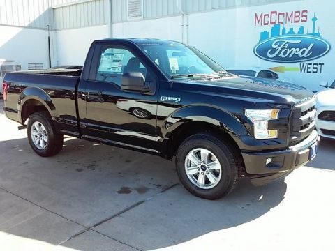 Shadow Black Ford F150 XL Regular Cab.  Click to enlarge.