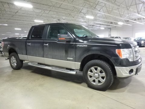 Tuxedo Black Metallic Ford F150 XLT SuperCrew 4x4.  Click to enlarge.