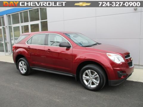 Cardinal Red Metallic Chevrolet Equinox LS AWD.  Click to enlarge.