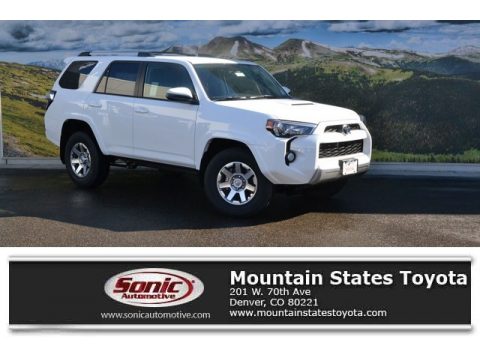 Super White Toyota 4Runner Trail 4x4.  Click to enlarge.