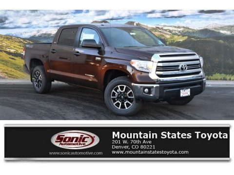 Sunset Bronze Mica Toyota Tundra SR5 CrewMax 4x4.  Click to enlarge.