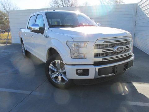 White Platinum Ford F150 Platinum SuperCrew.  Click to enlarge.