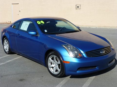 Caribbean Blue Infiniti G 35 Coupe.  Click to enlarge.
