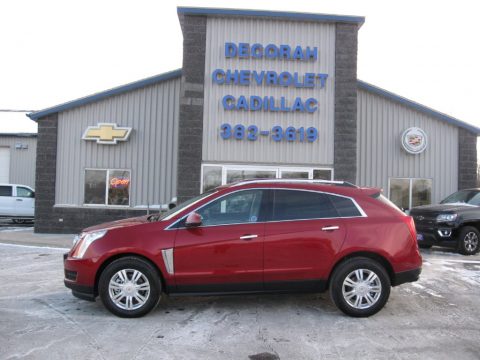 Crystal Red Tincoat Cadillac SRX Luxury AWD.  Click to enlarge.