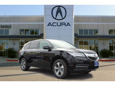 Crystal Black Pearl Acura MDX .  Click to enlarge.
