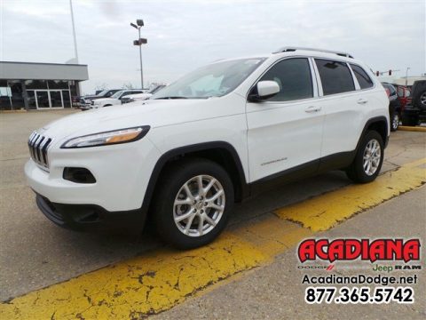 Bright White Jeep Cherokee Latitude.  Click to enlarge.