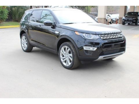 Santorini Black Metallic Land Rover Discovery Sport HSE Luxury 4WD.  Click to enlarge.