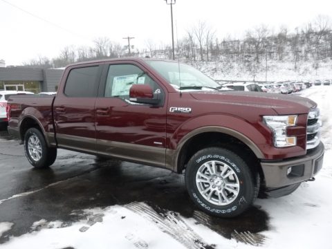 Bronze Fire Ford F150 Lariat SuperCrew 4x4.  Click to enlarge.