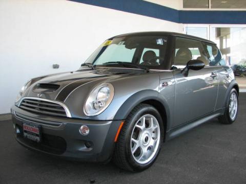 Dark Silver Metallic Mini Cooper S Hardtop.  Click to enlarge.