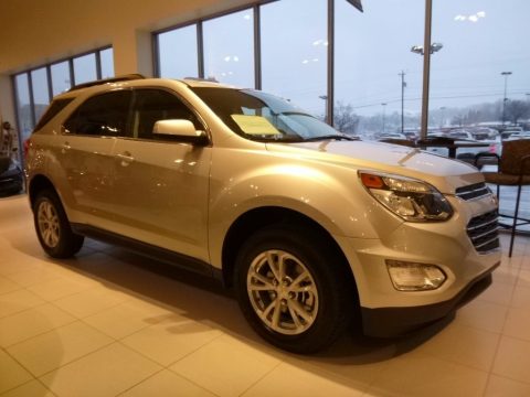 Silver Ice Metallic Chevrolet Equinox LT AWD.  Click to enlarge.