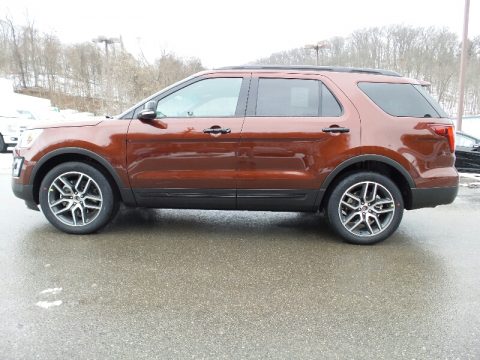Bronze Fire Metallic Ford Explorer Sport 4WD.  Click to enlarge.