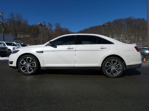 White Platinum Ford Taurus SHO AWD.  Click to enlarge.