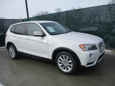 Alpine White BMW X3 xDrive28i.  Click to enlarge.