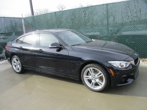 Jet Black BMW 4 Series 435i xDrive Gran Coupe.  Click to enlarge.