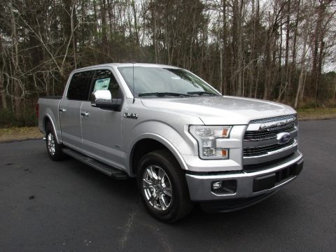 Ingot Silver Ford F150 Lariat SuperCrew.  Click to enlarge.