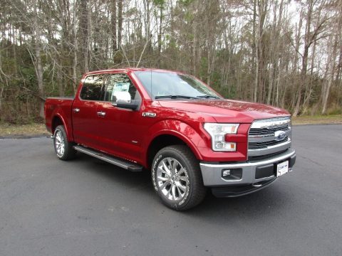 Ruby Red Ford F150 Lariat SuperCrew 4x4.  Click to enlarge.