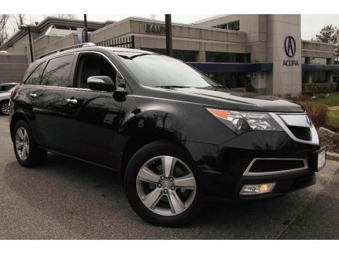 Crystal Black Pearl Acura MDX SH-AWD.  Click to enlarge.