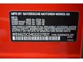 BMW Color Code A75 Melbourne Red Metallic #34