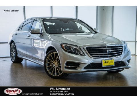 Iridium Silver Metallic Mercedes-Benz S 550 Sedan.  Click to enlarge.