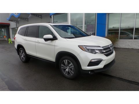 White Diamond Pearl Honda Pilot EX-L AWD. Click to enlarge. White Diamond Pearl Honda Pilot EX-L AWD. Click to enlarge.