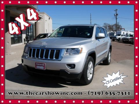 Bright Silver Metallic Jeep Grand Cherokee Laredo X Package 4x4.  Click to enlarge.