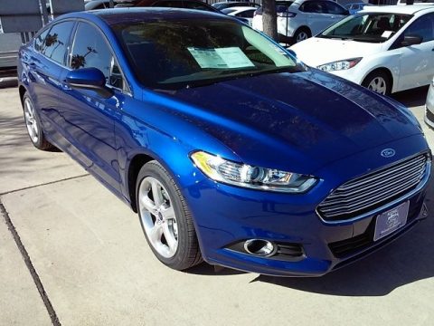 Deep Impact Blue Metallic Ford Fusion S.  Click to enlarge.
