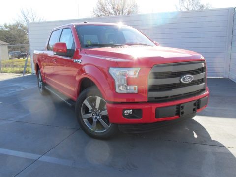 Race Red Ford F150 Lariat SuperCrew.  Click to enlarge.