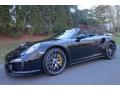 Front 3/4 View of 2014 Porsche 911 Turbo S Cabriolet #1