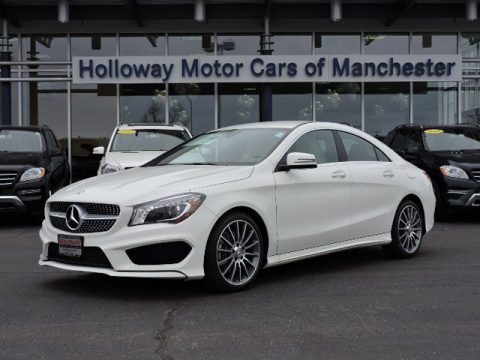 Cirrus White Mercedes-Benz CLA 250 4Matic.  Click to enlarge.