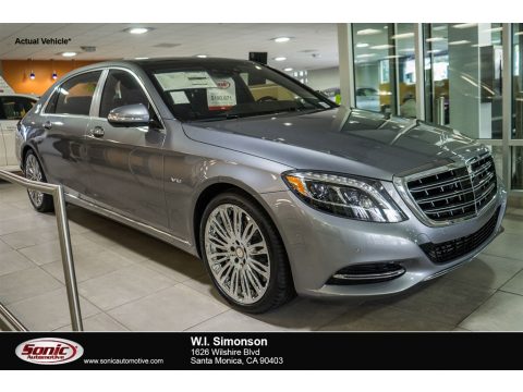 Palladium Silver Metallic Mercedes-Benz S Mercedes-Maybach S600 Sedan.  Click to enlarge.