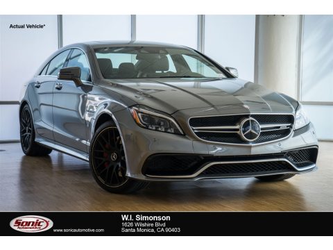 Palladium Silver Metallic Mercedes-Benz CLS 63 AMG S 4Matic Coupe.  Click to enlarge.