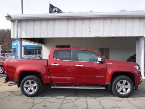 Red Rock Metallic Chevrolet Colorado LT Extended Cab 4x4.  Click to enlarge.
